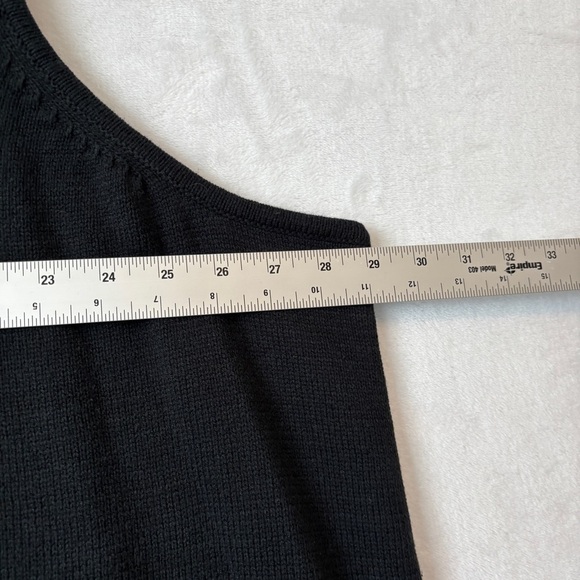 Jason Wu black Sleeveless Sweater Fringe size 4X - Picture 6 of 9